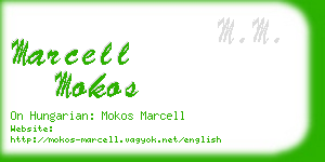 marcell mokos business card